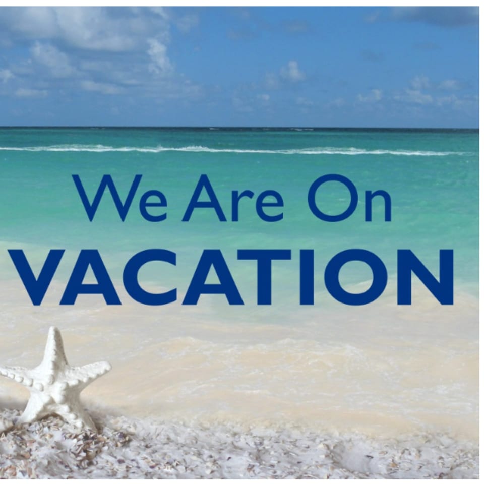 Vacation Time! 